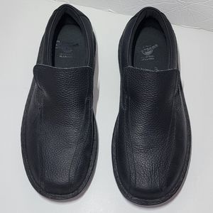 Dr MARTENS NORFOLK  Air Wair  Industrial Black Loafers Soft  Shoes/ 9.